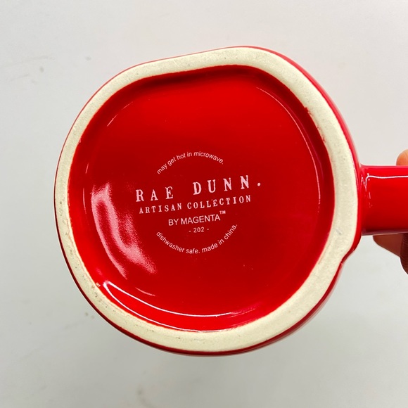 Rae Dunn “Cookie Baking Crew” Red Mug Cup - Picture 2 of 3